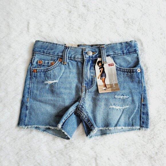 Levi's Other - Levi's Girls' Girlfriend Jean Shorts (size: 5) 4KIDN-T